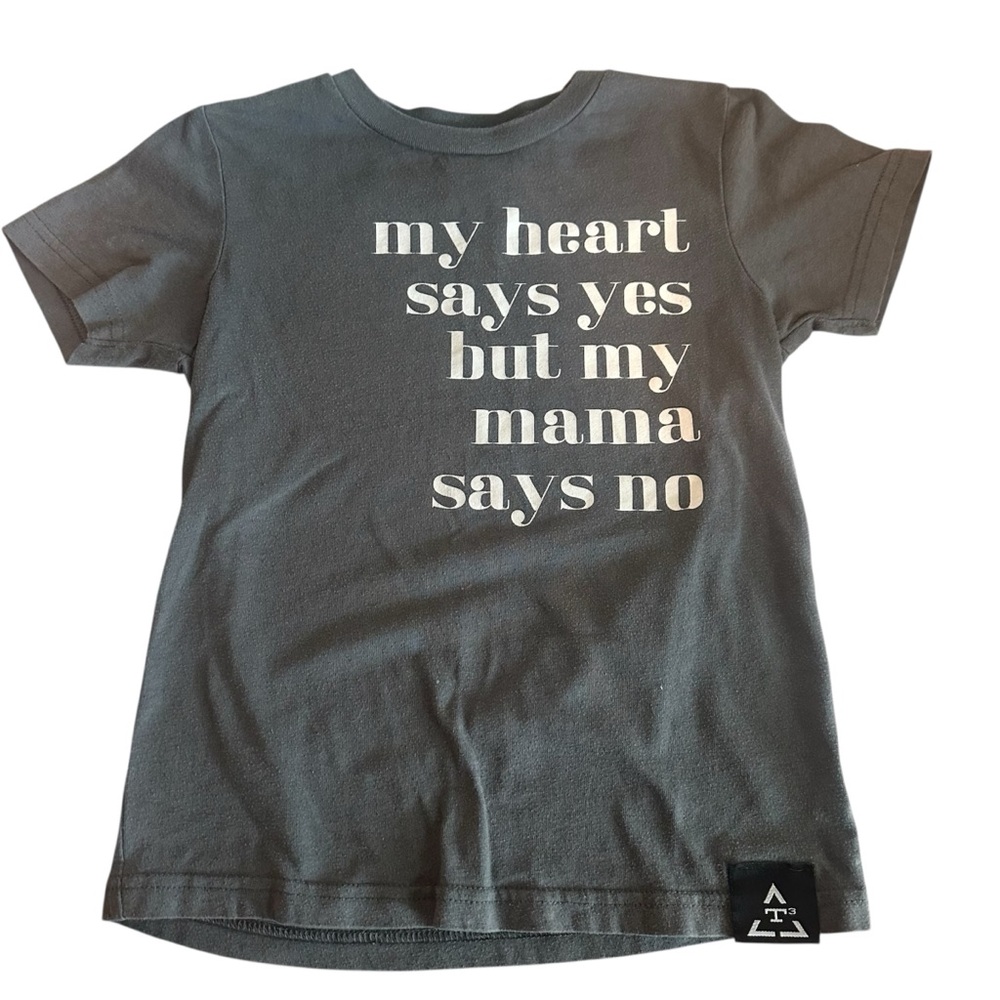 Trilogy- Gray Kids Shirt with Fun Print 5T